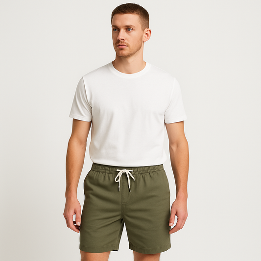 Adrian - Men’s Casual Drawstring Shorts With Side Pockets