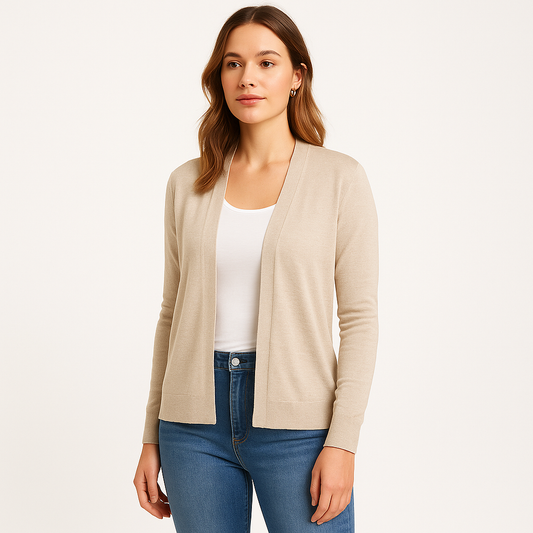 Emily - Women’s Lightweight Cardigan With Open Front